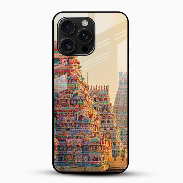 Meenakshi Amman Temple Glass Phone Case - Cover Stall