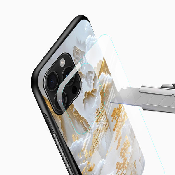 Golden Mountain Glass Mobile Case - Cover Stall