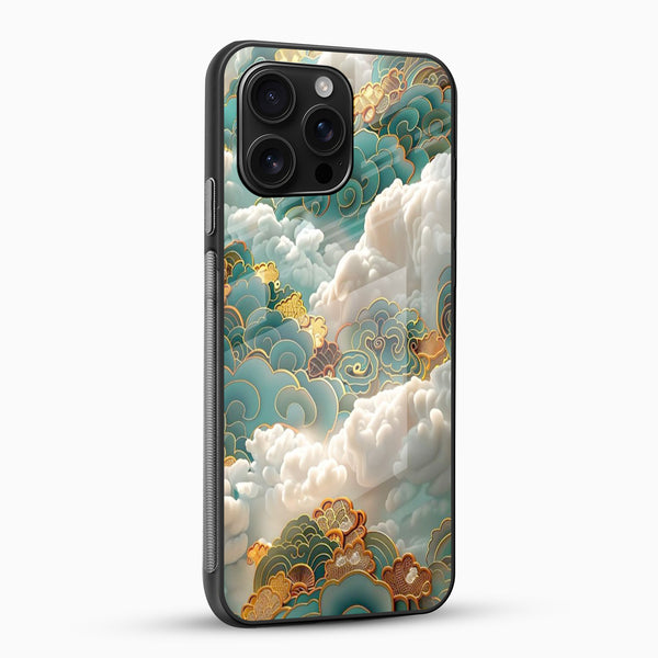 Golden Mystic Glass Mobile Case - Cover Stall