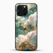 Golden Mystic Glass Mobile Case