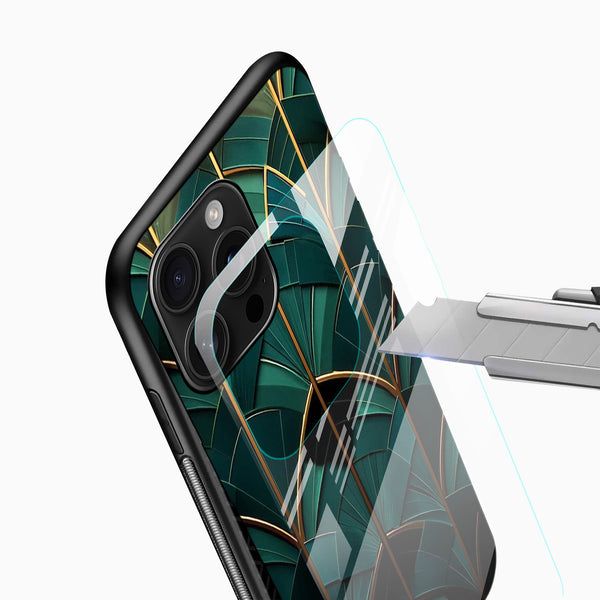 Geo Luxe Glass Mobile Case - Cover Stall