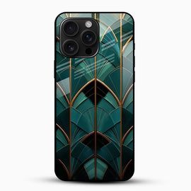 Geo Luxe Glass Mobile Case