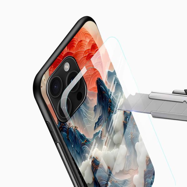 Blue Mist Mountain Glass Mobile Case - Cover Stall