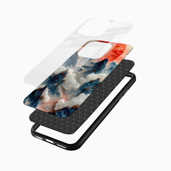 Blue Mist Mountain Glass Mobile Case - Cover Stall