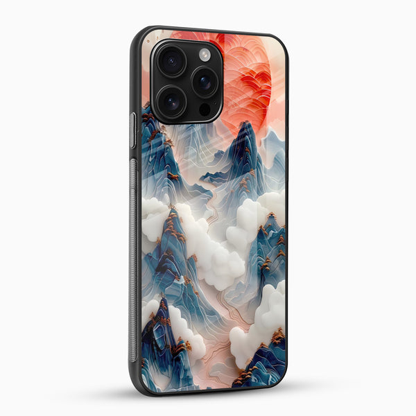 Blue Mist Mountain Glass Mobile Case - Cover Stall