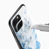 Arctic Blossom floral Glass Phone Case - Cover Stall