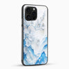 Arctic Blossom floral Glass Phone Case - Cover Stall