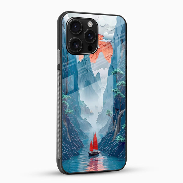 Mystic Valley Voyage Glass Phone Case - Cover Stall