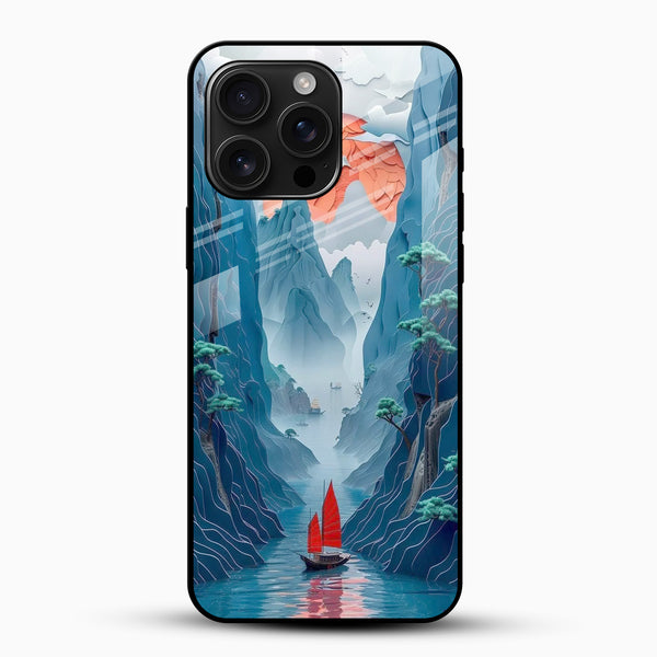 Mystic Valley Voyage Glass Phone Case - Cover Stall