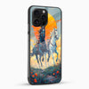 Twin Stallions Glass Phone Case - Cover Stall