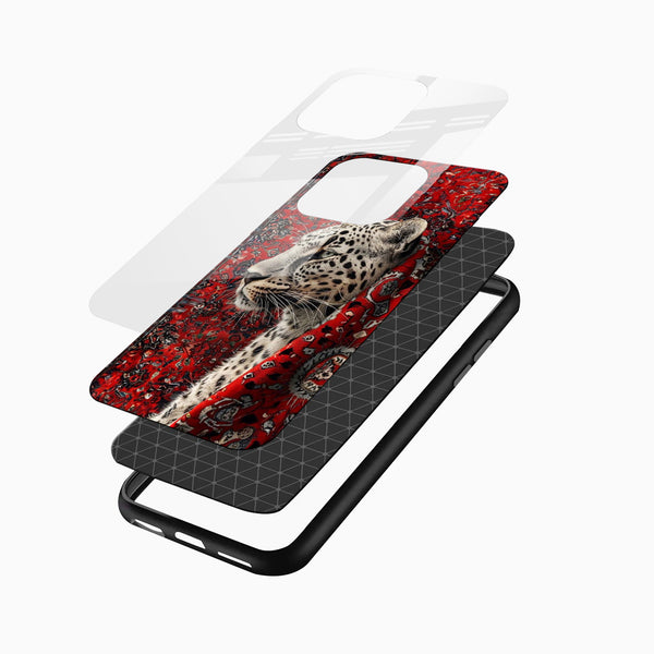 Regal Leopard Glass Mobile Case - Cover Stall
