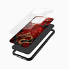Imperial Red Dragon Mobile Glass Case - Cover Stall