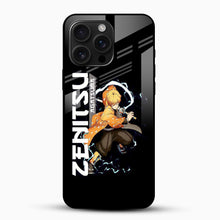 Zenitsu Anime Glass Mobile Case – Demon Slayer Aesthetic Design