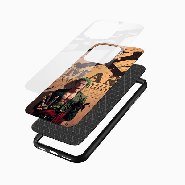 Zoro Anime Glass Phone Case - Cover Stall
