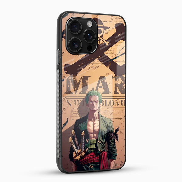 Zoro Anime Glass Phone Case - Cover Stall