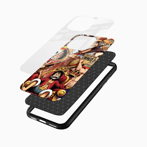 Luffy Pirates Glass Phone Case - Cover Stall