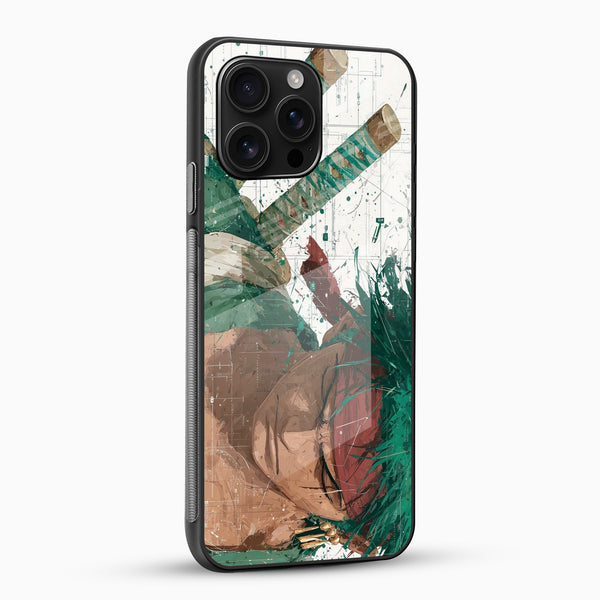 Warrior Samurai Anime Glass Case - Cover Stall
