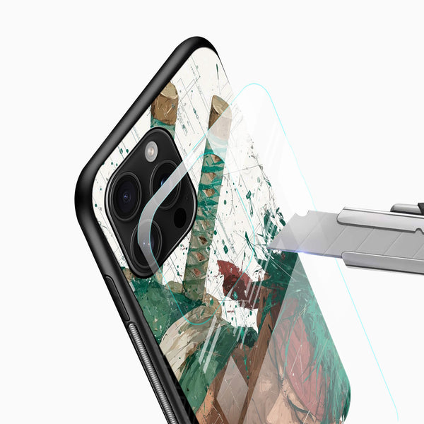 Warrior Samurai Anime Glass Case - Cover Stall