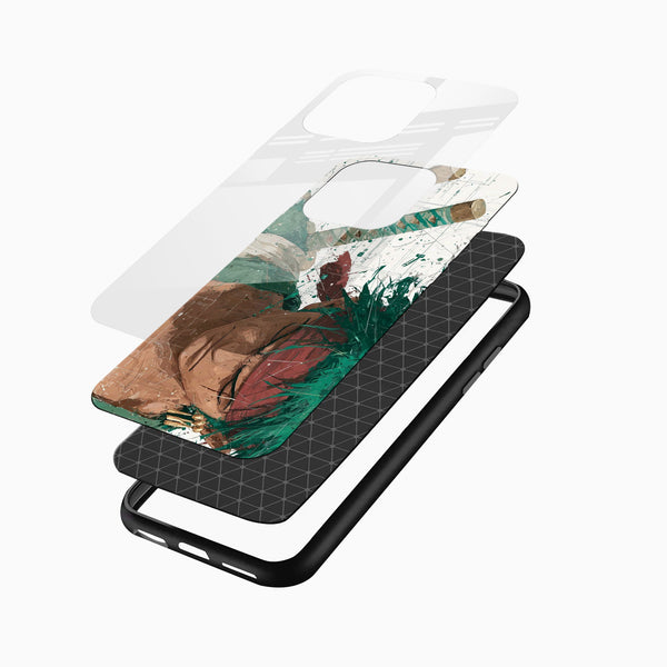 Warrior Samurai Anime Glass Case - Cover Stall