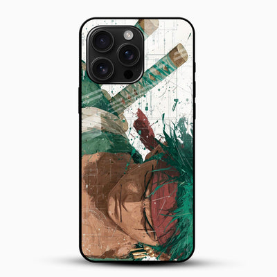 Warrior Samurai Anime Glass Case