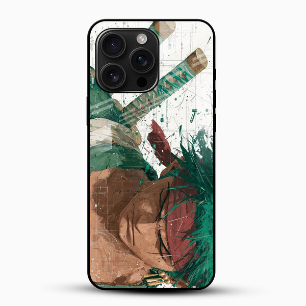 Warrior Samurai Anime Glass Case - Cover Stall