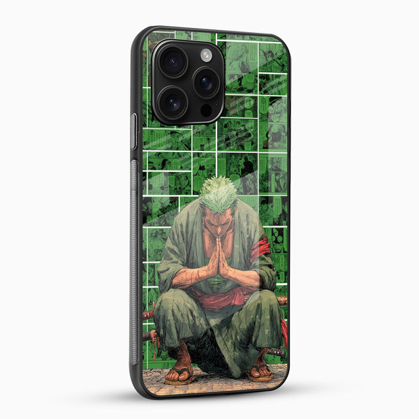 Meditation Anime Glass Mobile Case - Cover Stall
