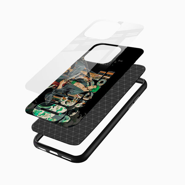 Zoro Anime Glass Phone Case - Cover Stall