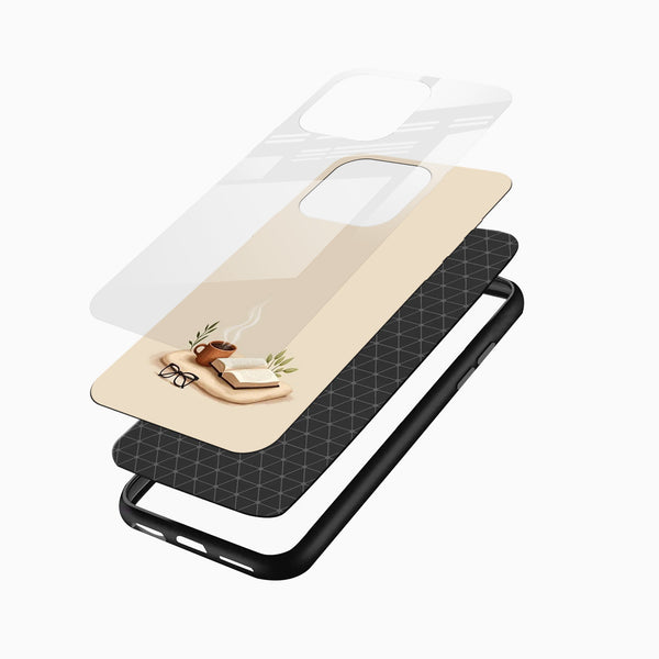Coffee Book Glass Mobile Case - Cover Stall