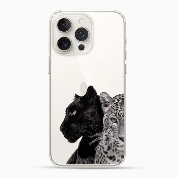 Black Panther & Leopard Silicon Mobile Case - Cover Stall