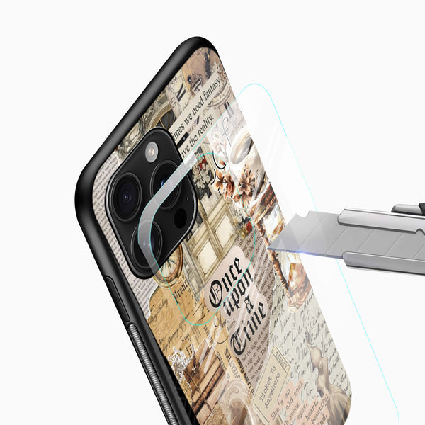 Once Upon a Time Collage Glass Mobile Case - Cover Stall