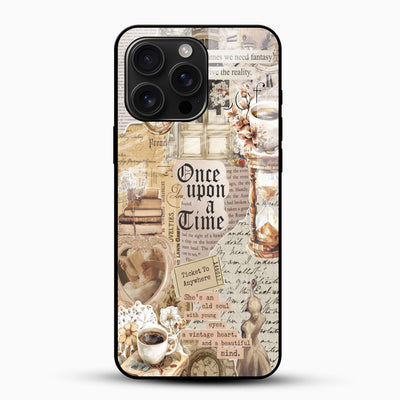 Once Upon a Time Collage Glass Mobile Case