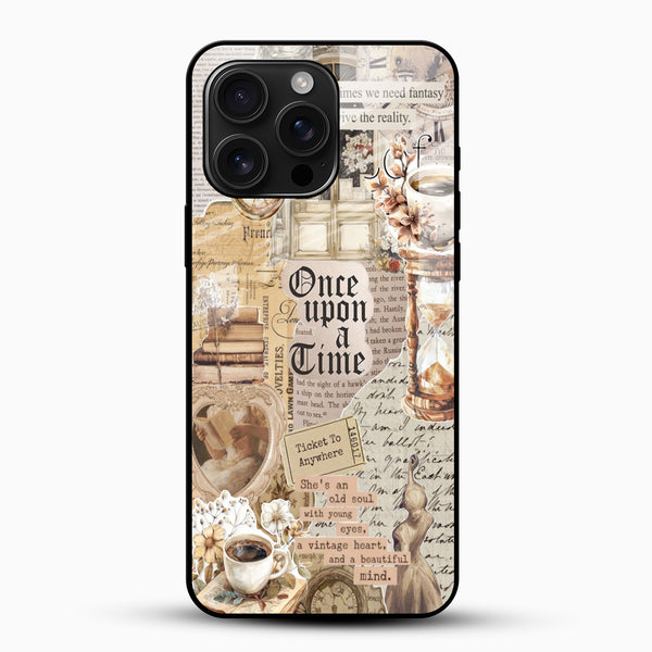 Once Upon a Time Collage Glass Mobile Case - Cover Stall