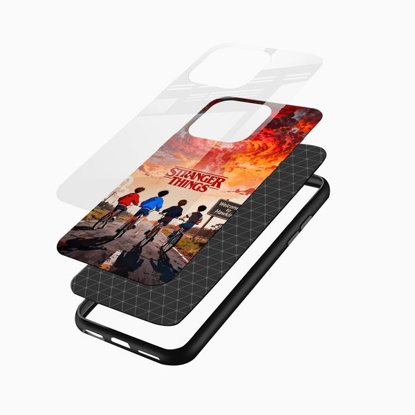Stranger Things Hawkins Ride Glass Mobile Case - Cover Stall