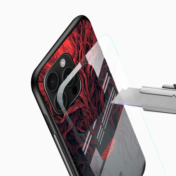 Stranger Things Upside Down Glass Mobile Case - Cover Stall