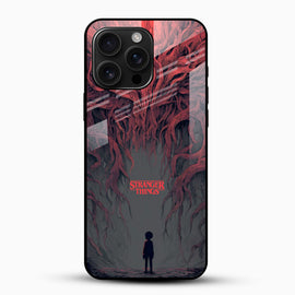 Stranger Things Glass Mobile Case – Dark Sci-Fi Aesthetic
