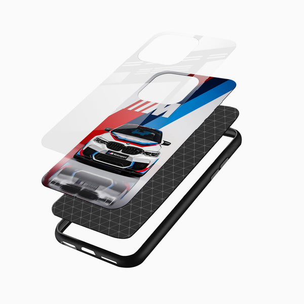 BMW M Motorsport Glass Mobile Case - Cover Stall