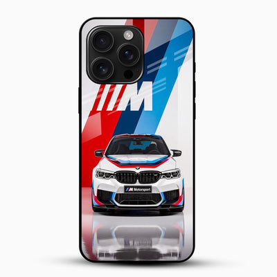BMW M Motorsport Glass Mobile Case – Performance Racing Design