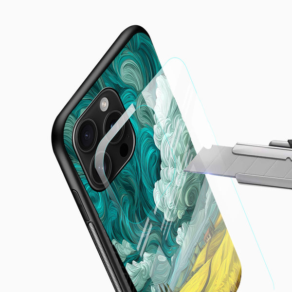 Whirling Sky Countryside Glass Mobile Case - Cover Stall