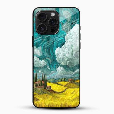 Whirling Sky Countryside Glass Mobile Case