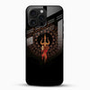 Divine Trishul Damru Glass Mobile Case - Cover Stall