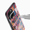 Pink Cozy Bookshelf Glass Mobile Case - Cover Stall