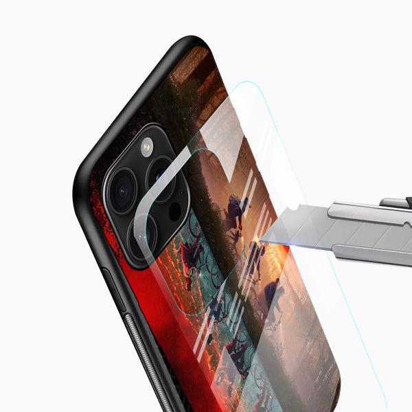 Stranger Things Dual World Glass Mobile Case - Cover Stall