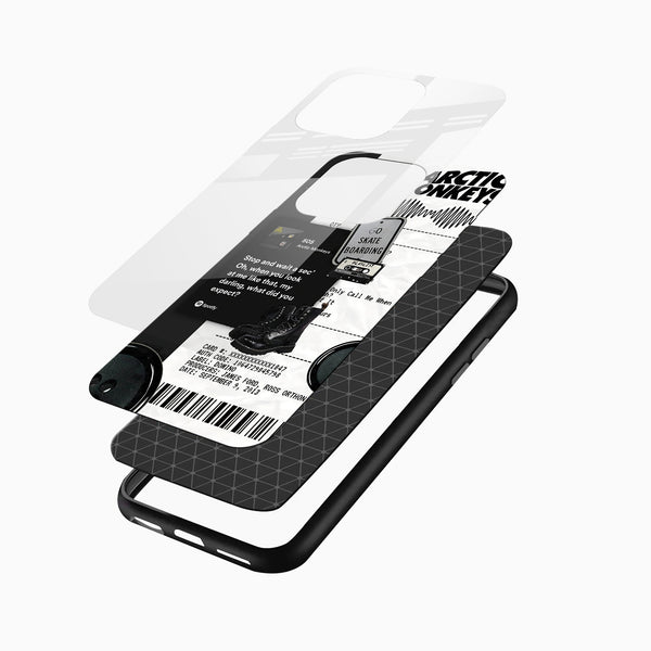 Arctic Monkeys Collage Glass Mobile Case - Cover Stall