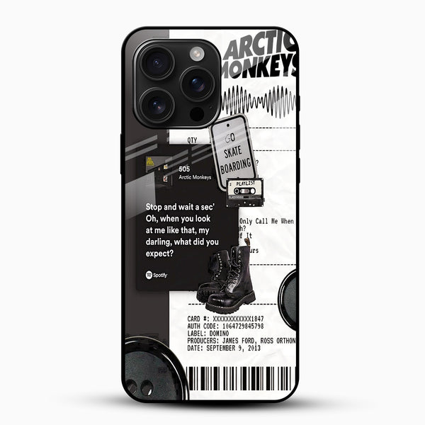 Arctic Monkeys Collage Glass Mobile Case - Cover Stall