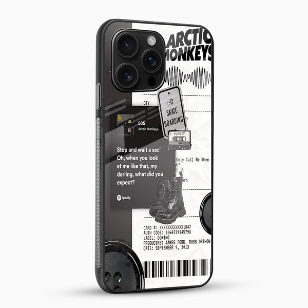 Arctic Monkeys Collage Glass Mobile Case - Cover Stall