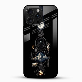 Mahadev Trishul Mountain Glass Mobile Cover – Spiritual Printed Designer Case