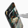 Royal White Tiger Forest Glass Mobile Cover – Artistic Nature Designer Case - Cover Stall
