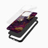 Elegant Flying Crane Art Glass Mobile Cover - Cover Stall