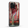 Royal Peacock Palace Art Glass Mobile Cover - Cover Stall