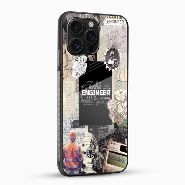 I’m An Engineer Glass Mobile Cover – Technical Theme Printed Case - Cover Stall